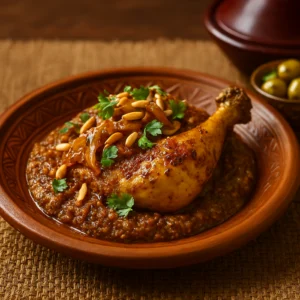 Poulet avec Daghmira (1/4)
