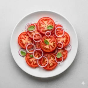 Tomates et oignons